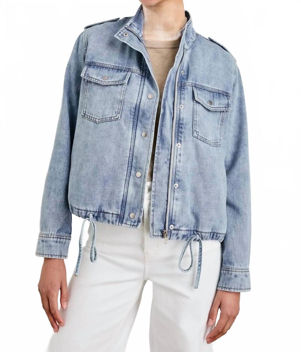 NEW RAILS collins jacket in faded indigo